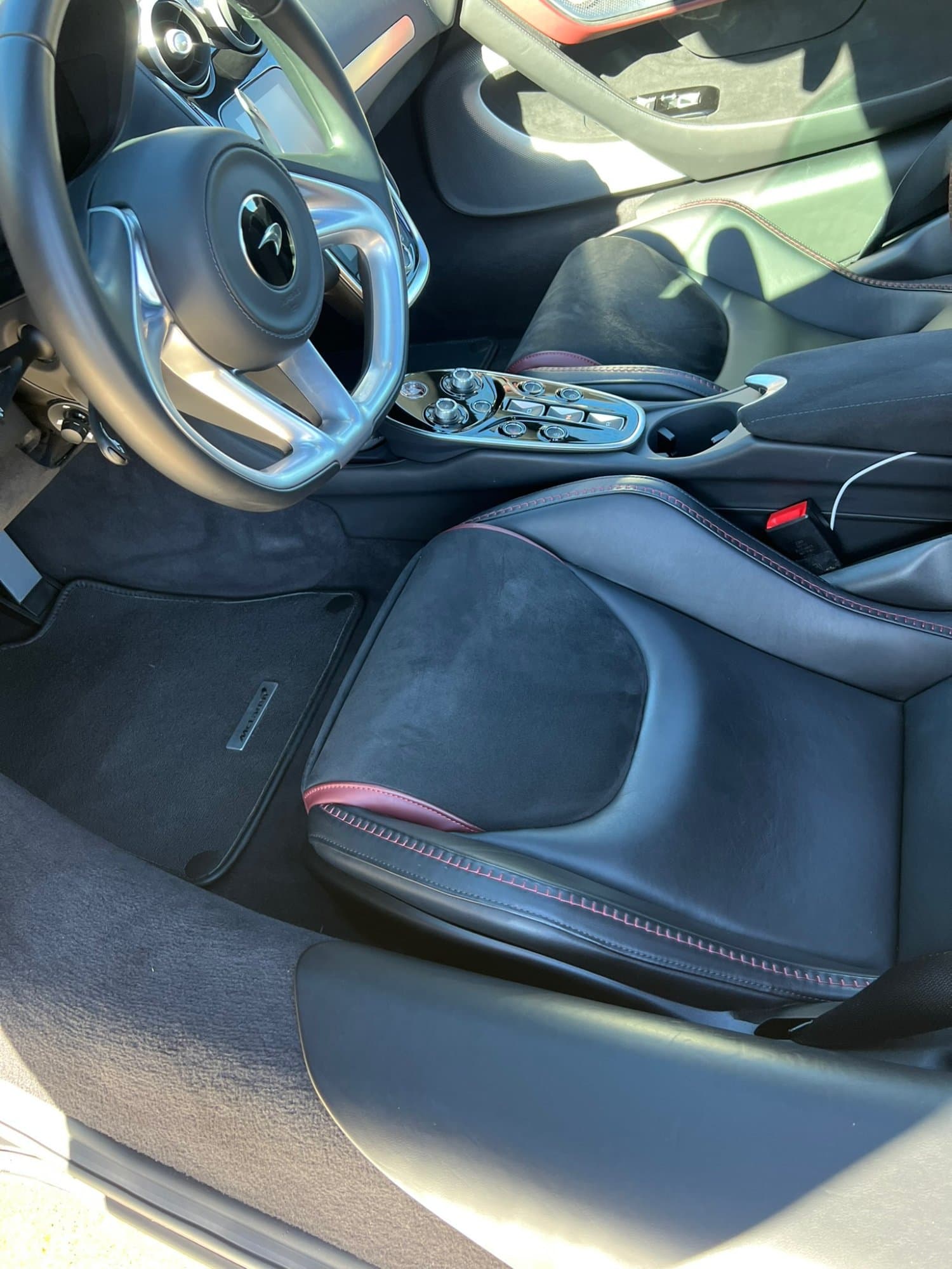 Clean vehicle interior after mobile detail service